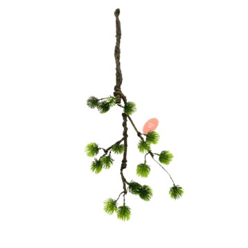 Artificial Vine – Spiky Leaf Cluster